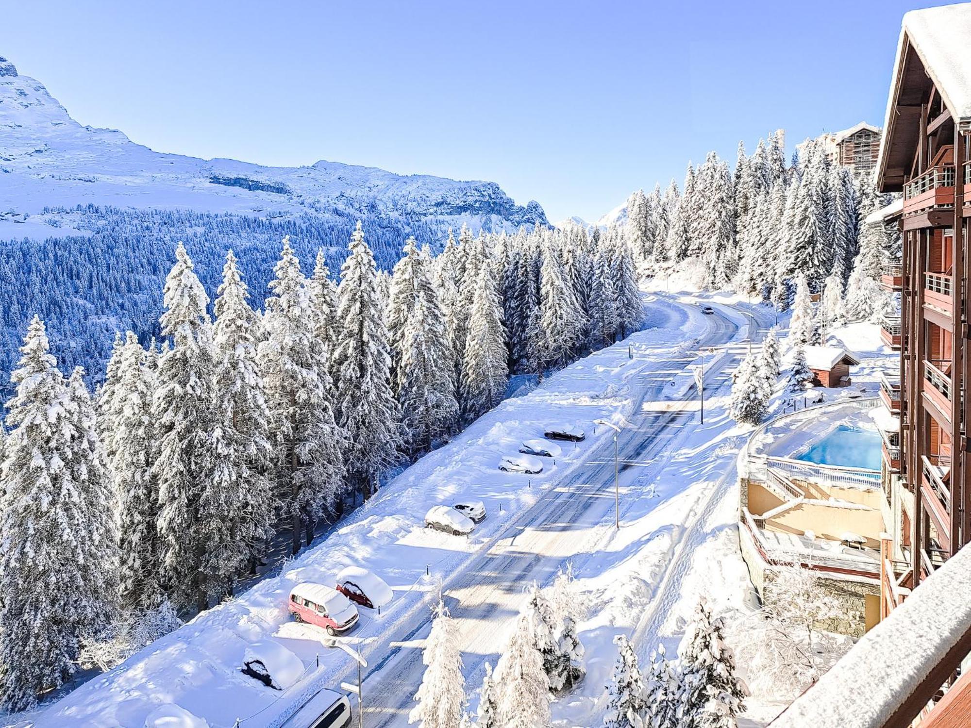 South Facing 2-Bed Apartment With Fireplace, Terrasses Deos Flaine Εξωτερικό φωτογραφία
